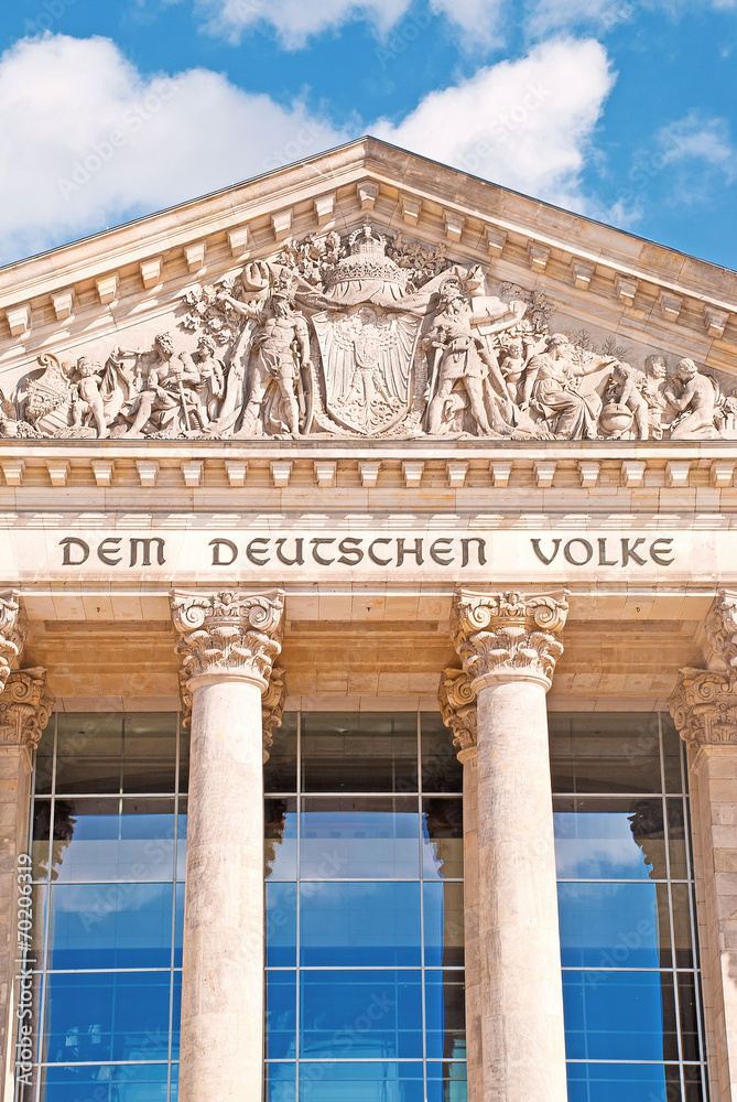 Obraz premium Dem Deutschen Volke