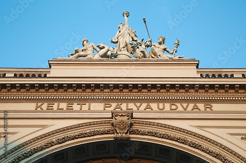 Railway station Keleti in Budapest photo