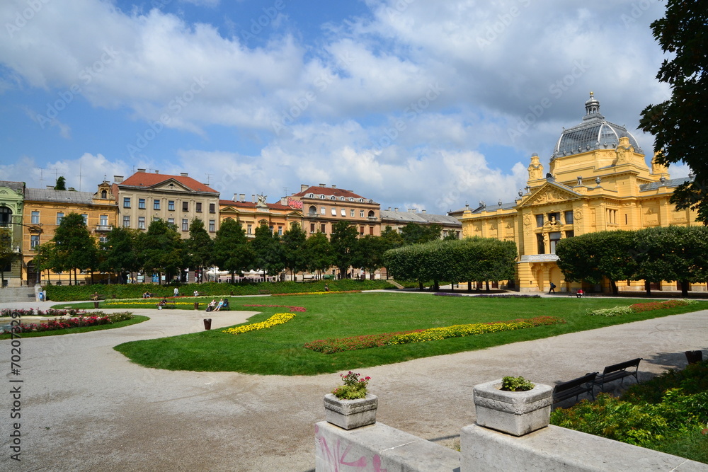 Fototapeta premium Zagabria – Teatro nazionale croato