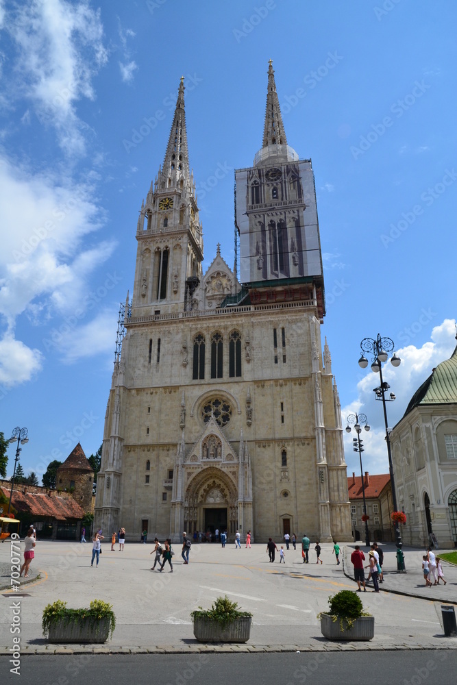 Obraz premium Zagabria – Cattedrale