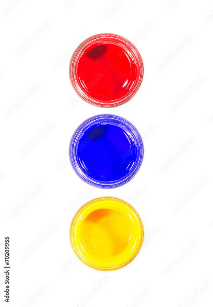 primary poster color isolated on white background primary poster color isolated on white background