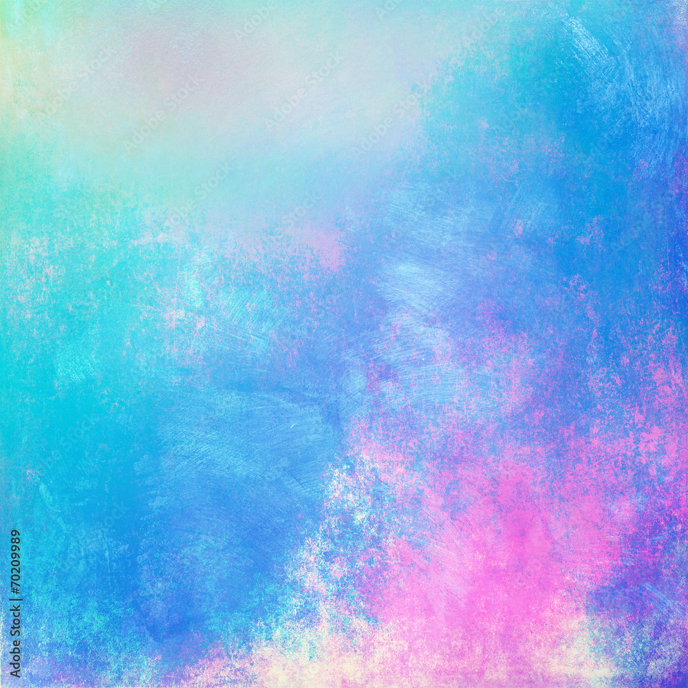 Blue colorful abstract pastel background