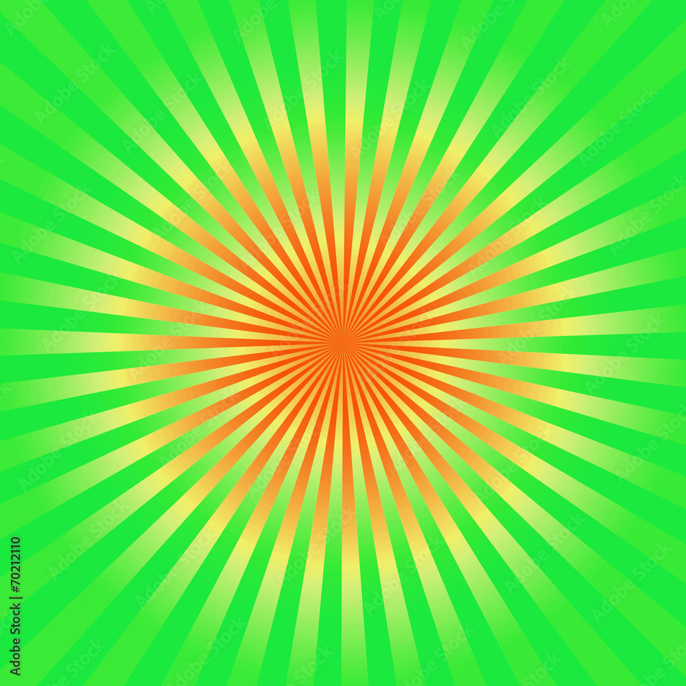 Green and yellow sunburst background Green and yellow sunburst background