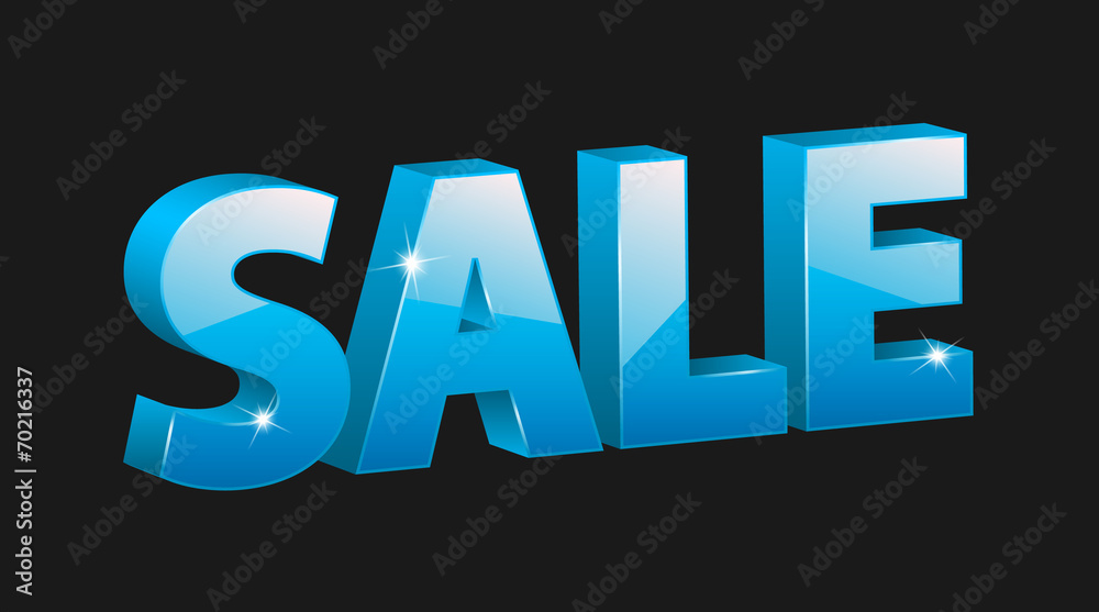 vector 3D sale sign vector 3D sale sign