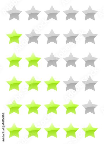 vector rating stars