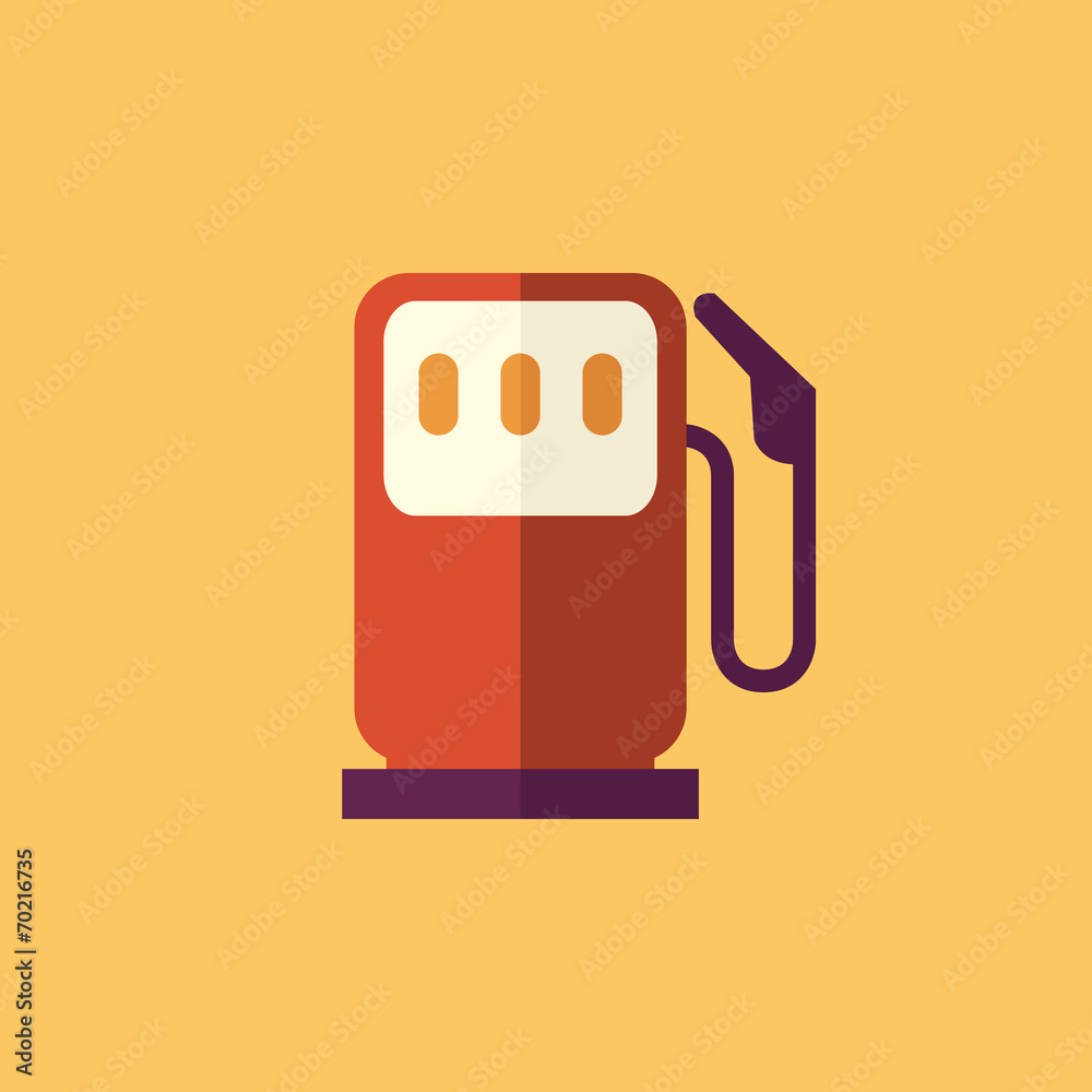 Fuel. Transportation Flat Icon Fuel. Transportation Flat Icon