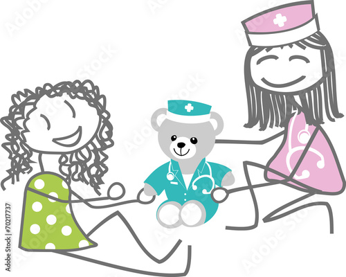 enfant et médecin