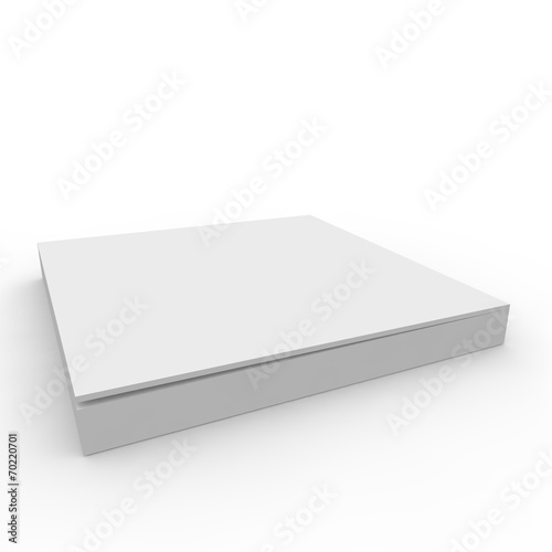 Empty box on a white background © injenerker