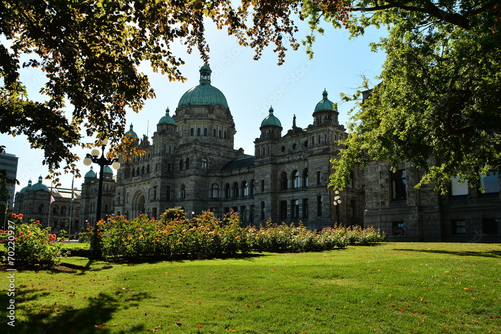 Parliament buildings in Victoria B.C., Canada.