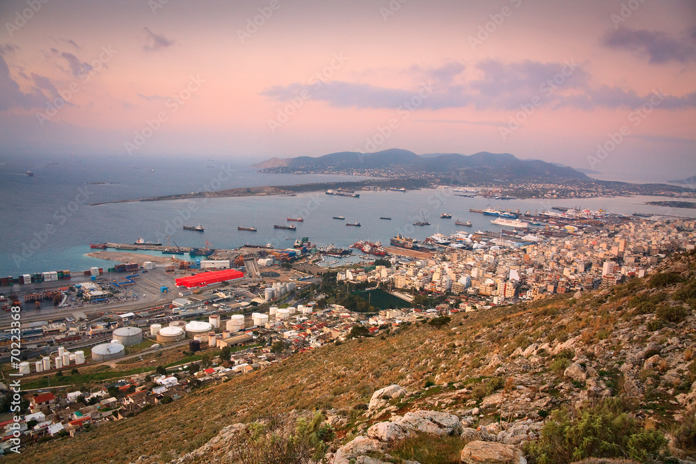 Shipyards in Perama, Piraeus, Athens.