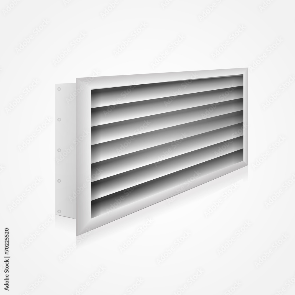 Vector illustration of ventilation louver