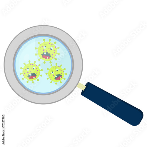 Germs in the magnifying glass