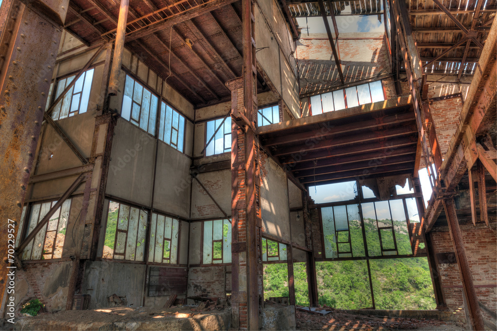 Ore processing factory