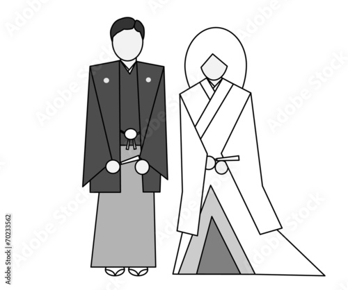 新郎新婦アイコン