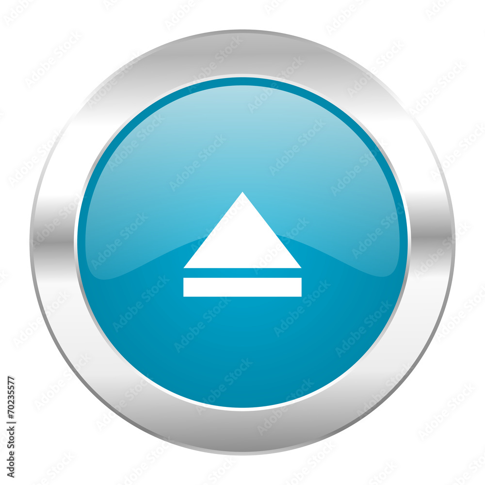 eject internet blue icon