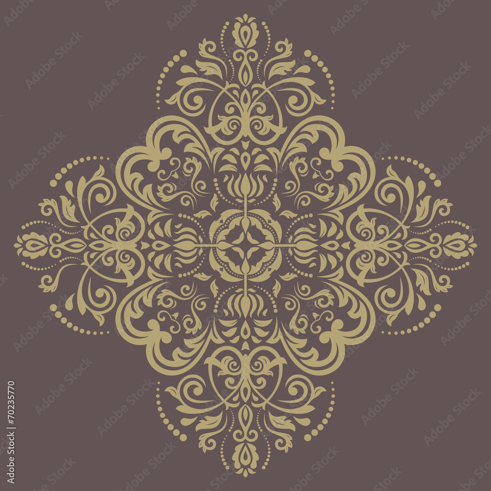 Orient Vector Pattern. Abstract Background