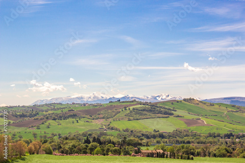 view of italian countryside