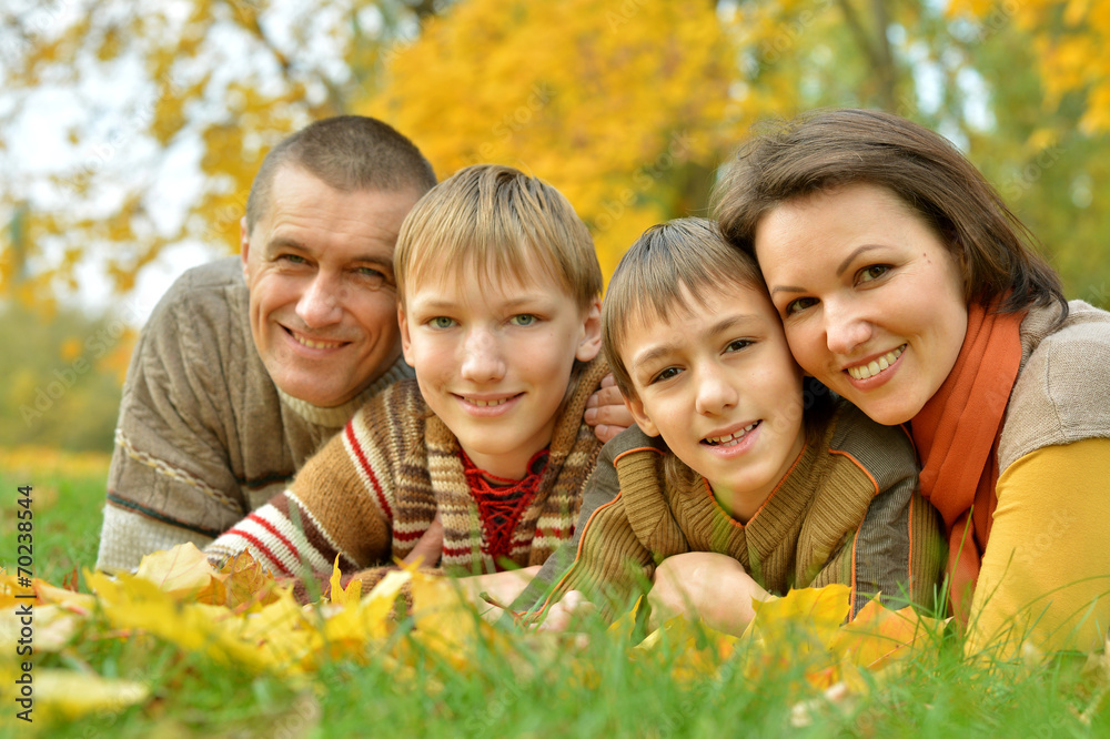 smiling family relaxing smiling family relaxing