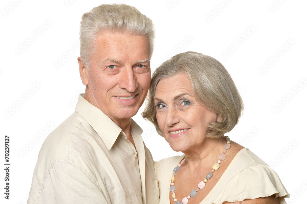 Beautiful elderly couple Beautiful elderly couple