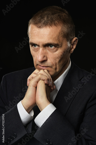 Portrait of thoughtful man