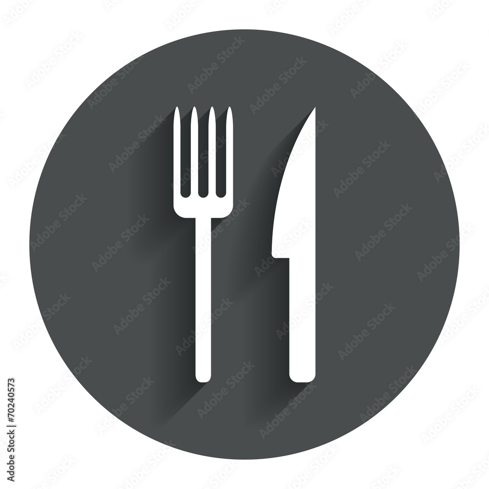 Eat sign icon. Cutlery symbol. Fork and knife. Eat sign icon. Cutlery symbol. Fork and knife.