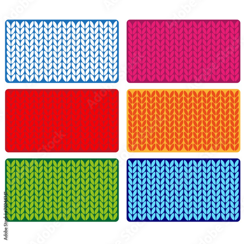 vector wool textured cards