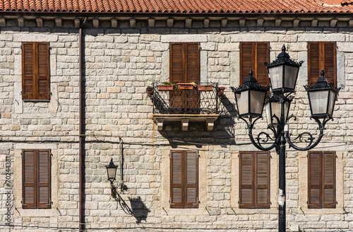 Bild auf Leinwand Tempio Pausania - Sardinien
