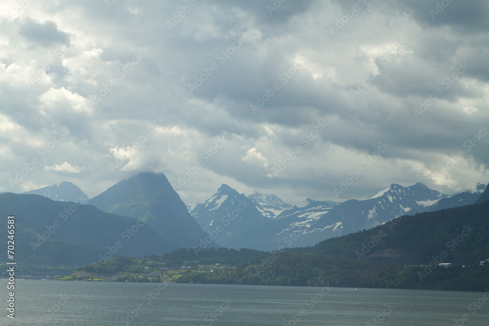 Northern Norwegian fjords.