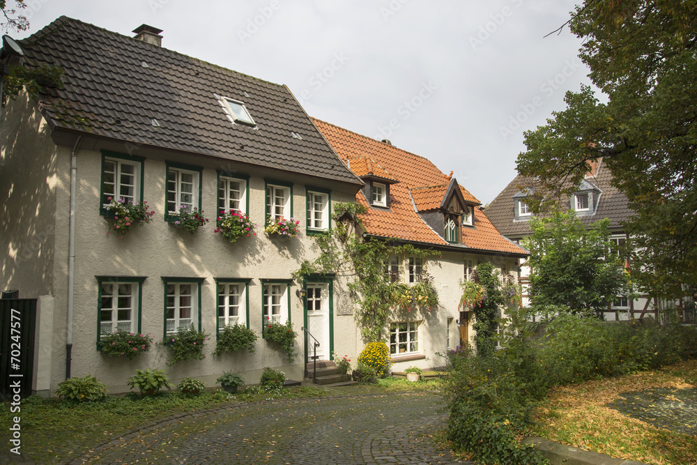 Krämergasse in Werl, NRW, Deutschland