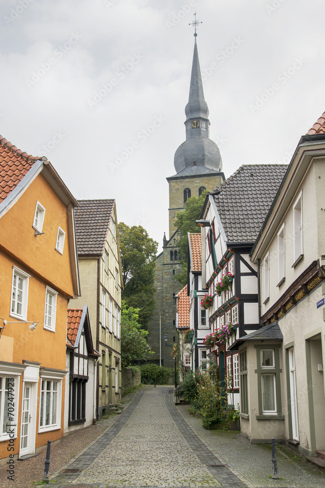 Krämergasse in Werl, NRW, Deutschland