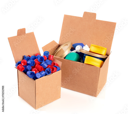 box and caps