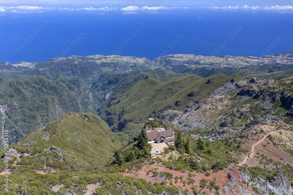 Wandern auf Madeira, Blick auf die Nordküste