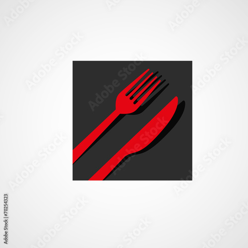 assiette et couvert