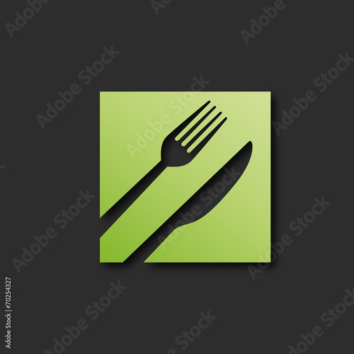 assiette et couvert