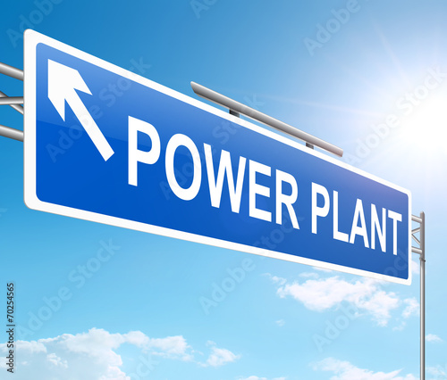 Power plant concept.