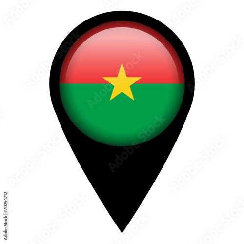 Free Download Flag pin illustration - Burkina Faso - GFXLoad