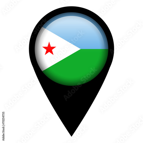 Flag pin illustration - Djibouti Free Download Flag pin illustration - Djibouti - GFXLoad