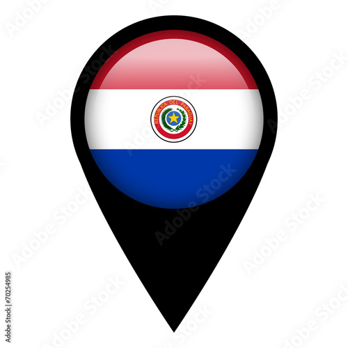 Flag pin illustration - Paraguay Free Download Flag pin illustration - Paraguay - GFXLoad