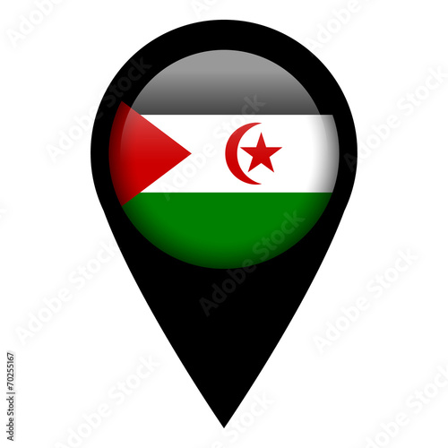 Flag pin illustration - Western Sahara Free Download Flag pin illustration - Western Sahara - GFXLoad