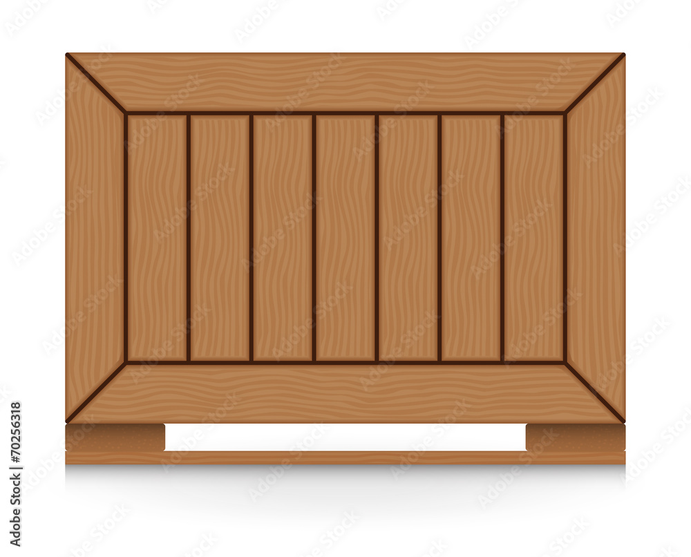 Wooden crate or box vector illustration design isolated on white background. Container or package of wood for industry i.e. warehouse storage, freight transport, delivery and shipment or shipping. Wooden crate or box vector illustration design isolated on white background. Container or package of wood for industry i.e. warehouse storage, freight transport, delivery and shipment or shipping.