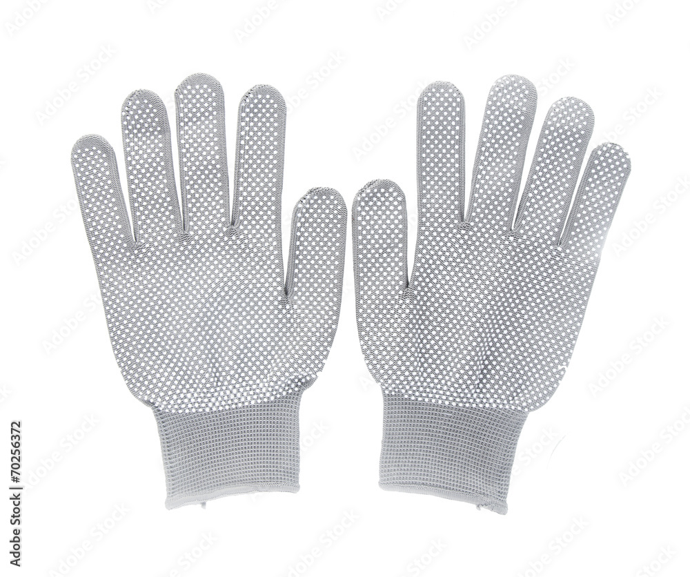 Pair of gloves isolated on white Pair of gloves isolated on white