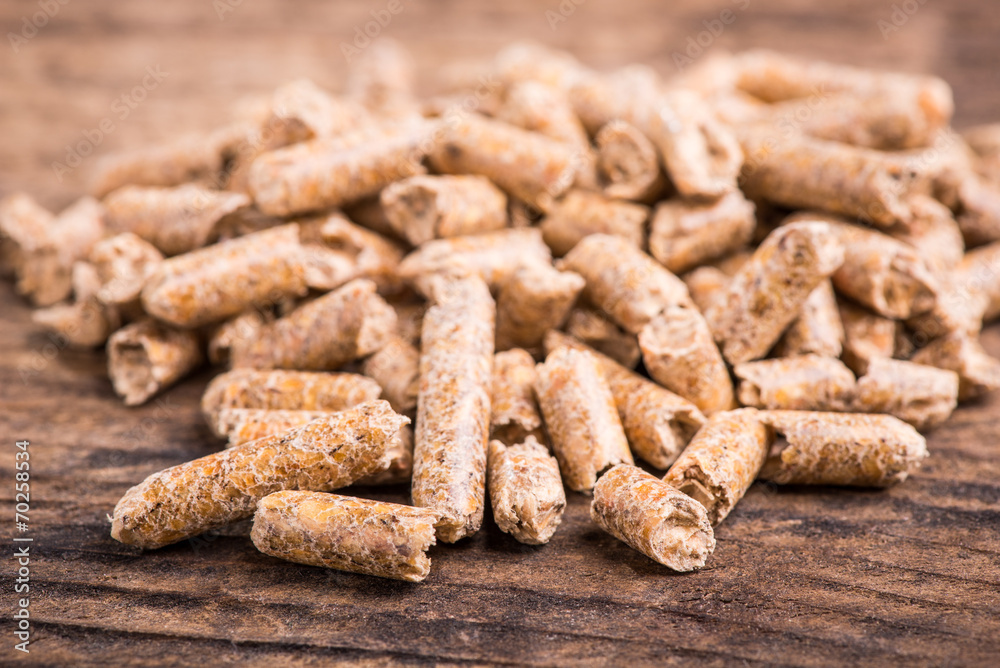 Fototapeta premium wood pellet