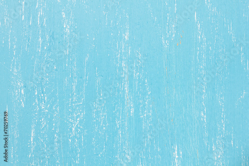 Blue scratched desk texture background