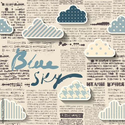 Tapety Gazeta z chmurami.