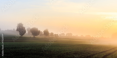 Foggy Morning Sunrise in Bavaria