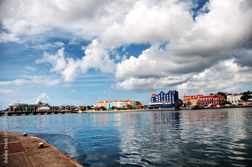 View of Otrobanda district in Willemstad, Curacao