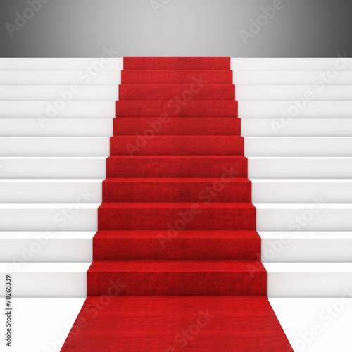 red carpet stair