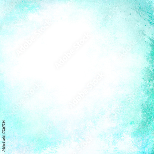 Abstract turquoise blank background