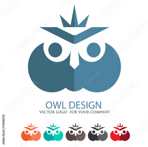 Owl design logo