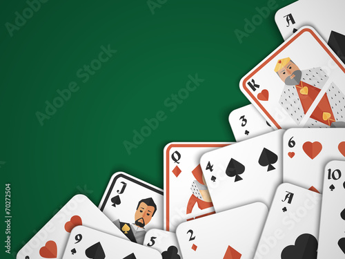 Playing cards background